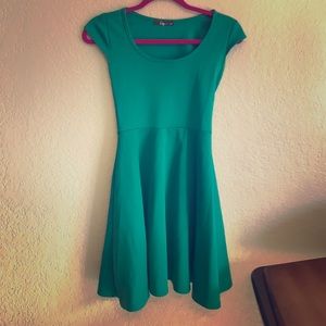 Green teal dress size small